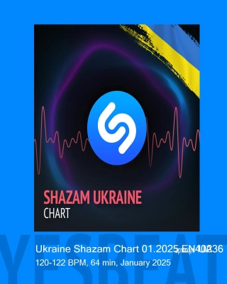 Ukraine Shazam Chart 01.2025 EN UA